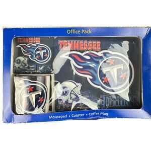Vintage Tennessee Titans Office Pack Mousepad Coaster and Coffee Mug Made in USA